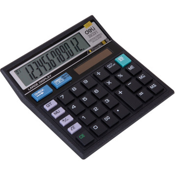 Калькулятор настольный Deli E39231 черный 12-разр. -2