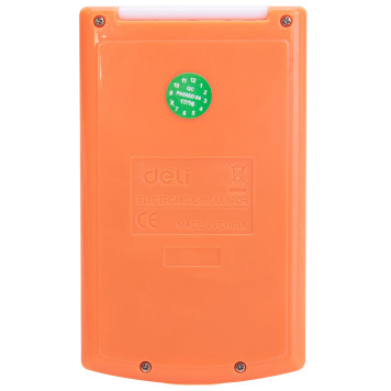 Калькулятор карманный Deli E39217/OR оранжевый 8-разр. -3