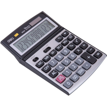 Калькулятор настольный Deli E39229 серебристый 14-разр. -2