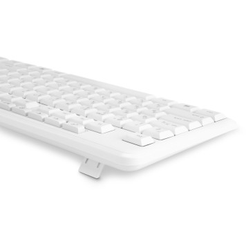 Клавиатура + мышь Оклик S650 клав:белый мышь:белый USB (1875257) -13