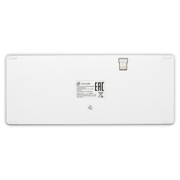 Клавиатура Оклик 855S серебристый USB беспроводная slim Multimedia (1696464) -3