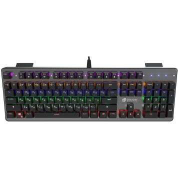 Клавиатура Оклик 970G Dark Knight механическая черный/серебристый USB for gamer LED -11