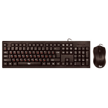 Клавиатура + мышь Оклик 621M IRU клав:черный мышь:черный USB -9