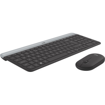 Клавиатура + мышь Logitech MK470 клав:черный/серый мышь:черный USB беспроводная slim (920-009204) -4