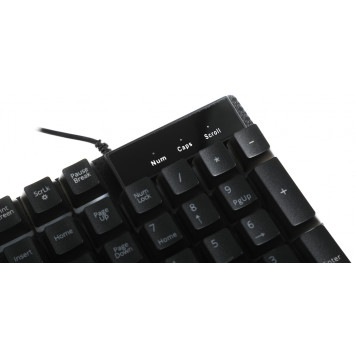 Клавиатура + мышь Defender Glion клав:черный мышь:черный/красный USB LED (45123) -12