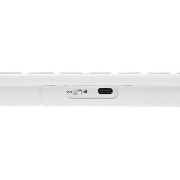 Клавиатура Acer OKR301 белый/серебристый USB беспроводная BT/Radio slim Multimedia (ZL.KBDEE.015) -1