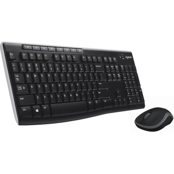 Клавиатура + мышь Logitech MK270 клав:черный мышь:черный USB беспроводная Multimedia (920-004509) -2