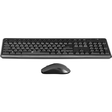 Клавиатура + мышь Oklick 270M клав:черный мышь:черный USB беспроводная -1