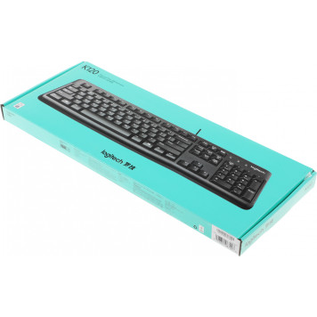 Клавиатура Logitech K120 черный USB (920-002583) -2
