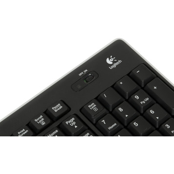 Клавиатура Logitech K270 черный/белый USB беспроводная Multimedia (920-003058) -5