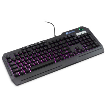 Клавиатура Оклик 715G черный USB Multimedia for gamer LED (1680657) -9