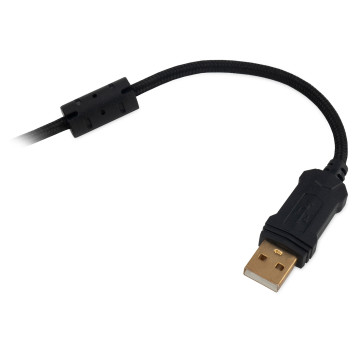 Клавиатура Oklick 980G HUMMER механическая черный USB for gamer LED (подставка для запястий) -5