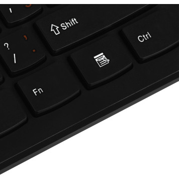 Клавиатура Oklick 505M черный USB slim -10