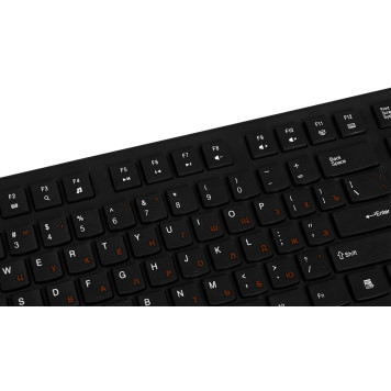 Клавиатура Oklick 505M черный USB slim -11
