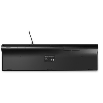 Клавиатура Оклик 890S серый/черный USB slim Multimedia -1