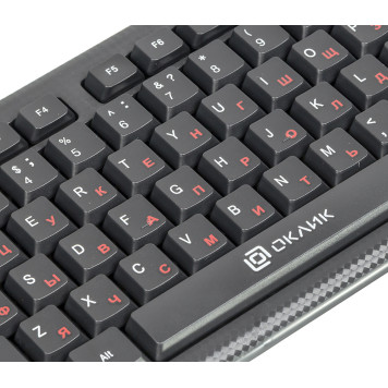 Клавиатура Oklick 120M черный USB -4