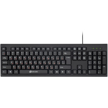 Клавиатура + мышь Oklick 630M клав:черный мышь:черный USB -2