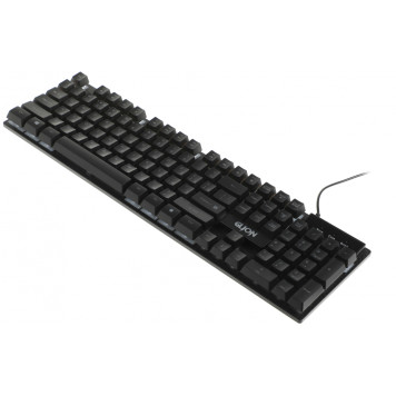 Клавиатура + мышь Defender Glion клав:черный мышь:черный/красный USB LED (45123) -4