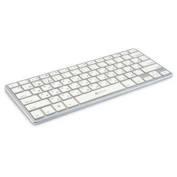 Клавиатура Оклик 855S серебристый USB беспроводная slim Multimedia (1696464) -6