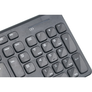 Клавиатура + мышь Оклик 220M клав:черный мышь:черный USB беспроводная slim Multimedia -7