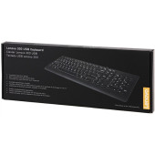 Клавиатура Lenovo 300 черный USB для ноутбука