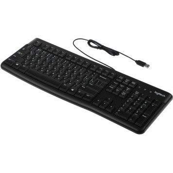 Клавиатура Logitech K120 черный USB (920-002583) -6