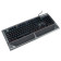 Клавиатура Oklick 980G HUMMER механическая черный USB for gamer LED (подставка для запястий) 
