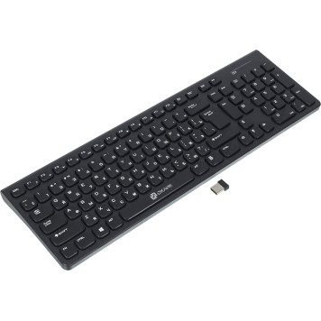 Клавиатура Оклик 880S черный USB беспроводная slim Multimedia -12