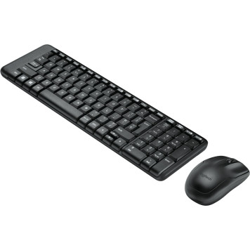 Клавиатура + мышь Logitech MK220 клав:черный мышь:черный USB беспроводная (920-003161) -2