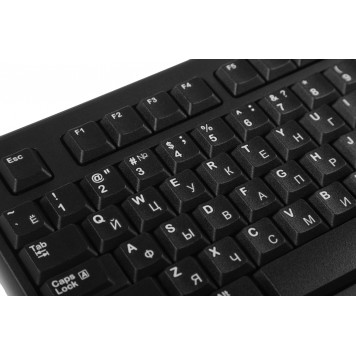 Клавиатура Logitech K120 черный USB (920-002583) -12