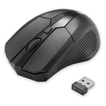 Клавиатура + мышь Оклик 205MK клав:черный мышь:черный USB беспроводная -1