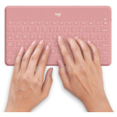 Клавиатура Logitech Keys-To-Go механическая розовый USB беспроводная BT Multimedia for gamer