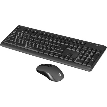 Клавиатура + мышь Oklick 270M клав:черный мышь:черный USB беспроводная -2