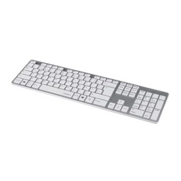 Клавиатура Hama Rossano белый/серебристый USB slim -4