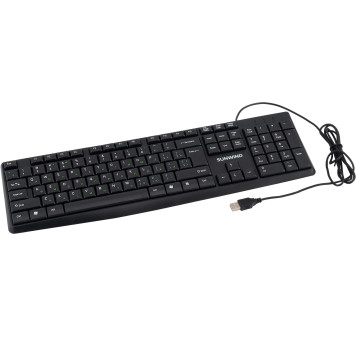 Клавиатура SunWind SW-KB100 черный USB -2