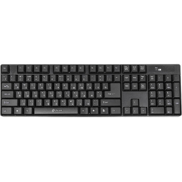 Клавиатура + мышь Оклик 210M клав:черный мышь:черный USB беспроводная -1