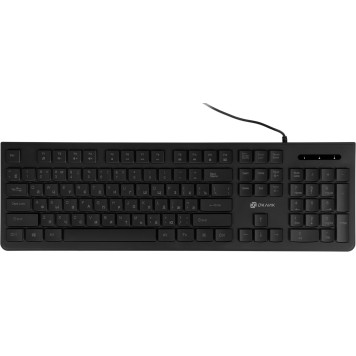 Клавиатура Oklick 440ML черный USB slim LED 