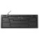 Клавиатура Оклик 115M черный USB (подставка для запястий) 