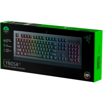Клавиатура Razer Cynosa V2 черный USB Multimedia for gamer LED -4