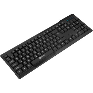 Клавиатура + мышь Oklick 230M клав:черный мышь:черный USB беспроводная -5