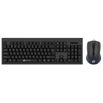 Клавиатура + мышь Оклик 600M клав:черный мышь:черный USB -2
