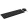 Клавиатура + мышь Oklick 250M клав:черный мышь:черный USB беспроводная slim 