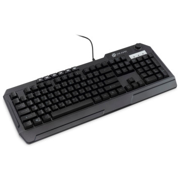 Клавиатура Оклик 715G черный USB Multimedia for gamer LED (1680657) -6