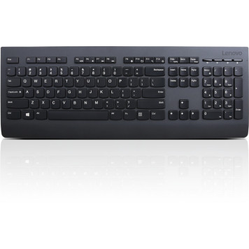 Клавиатура + мышь Lenovo Combo 4X30H56821 клав:черный мышь:черный USB беспроводная -3