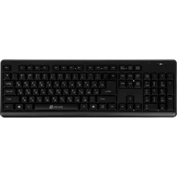 Клавиатура + мышь Oklick 270M клав:черный мышь:черный USB беспроводная -7