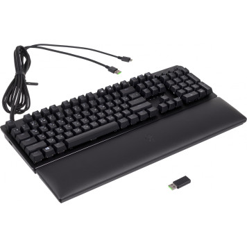Клавиатура Razer Huntsman V2 Analog механическая черный USB Multimedia for gamer LED (подставка для запястий) -4