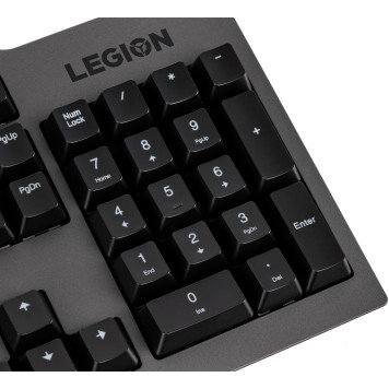 Клавиатура Lenovo Legion K500 RGB механическая черный USB Multimedia for gamer LED (подставка для запястий) -9
