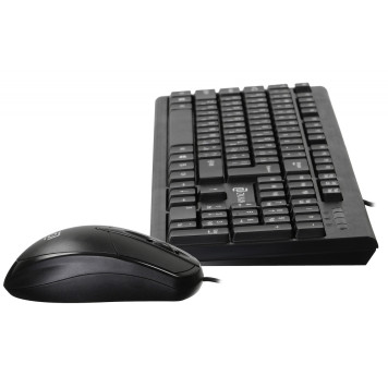 Клавиатура + мышь Oklick 640M клав:черный мышь:черный USB -5
