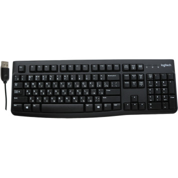 Клавиатура Logitech K120 черный USB (920-002583) 