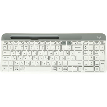 Клавиатура Logitech K580 белый USB беспроводная BT/Radio slim Multimedia (920-010623) 